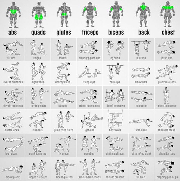 Body Weight To Strength Chart